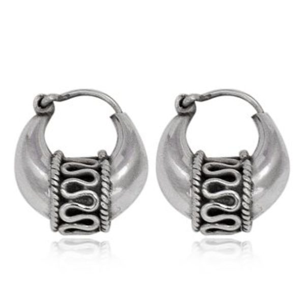 designer hoop earring
