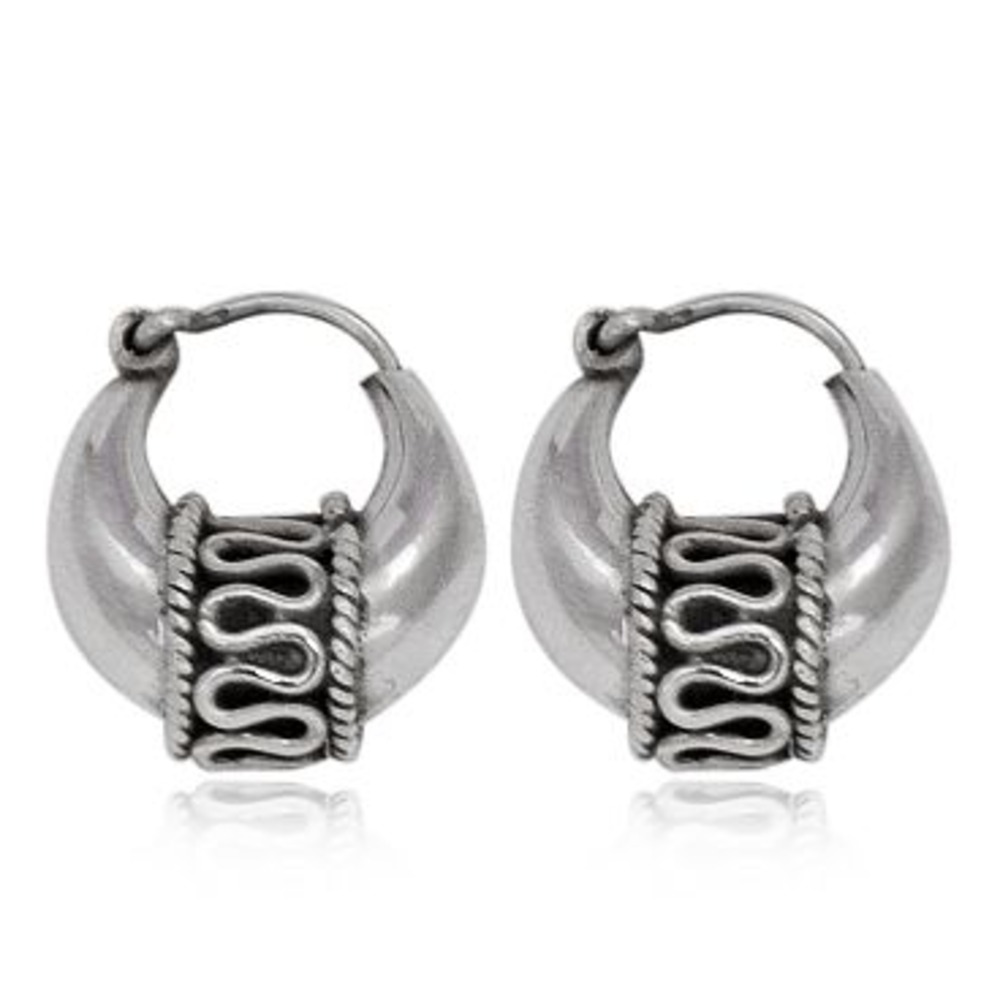 designer hoop earring