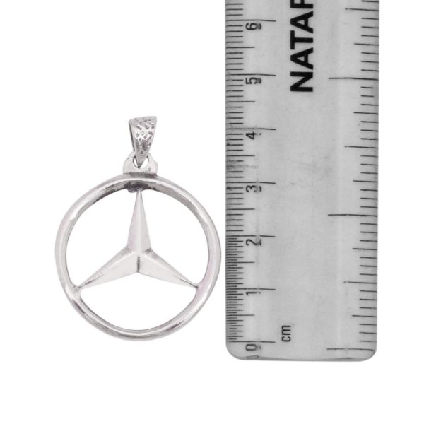Stunning Mercedes-Benz Luxury Pendant in 925 Sterling Silver - Image 2