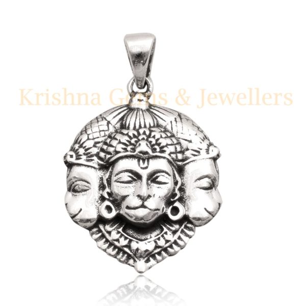 Trimukhi Hanuman Pendant