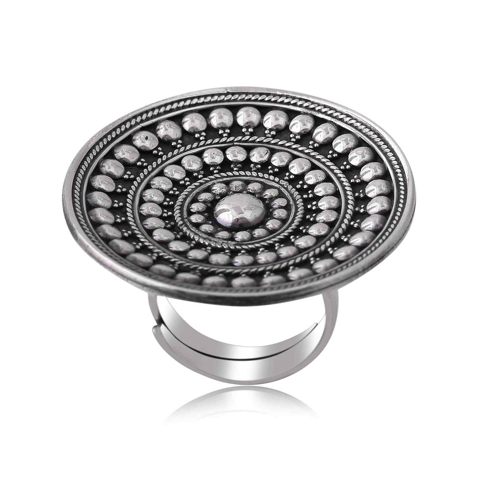 dotted mandala Ring
