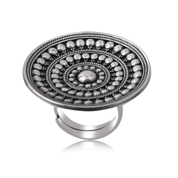 dotted mandala Ring