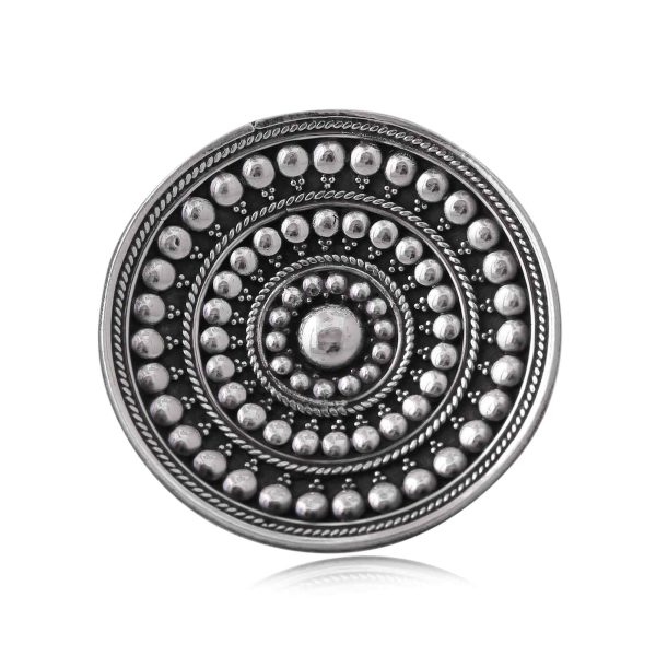 Dotted Mandala Ring in 925 Sterling Silver - Image 2