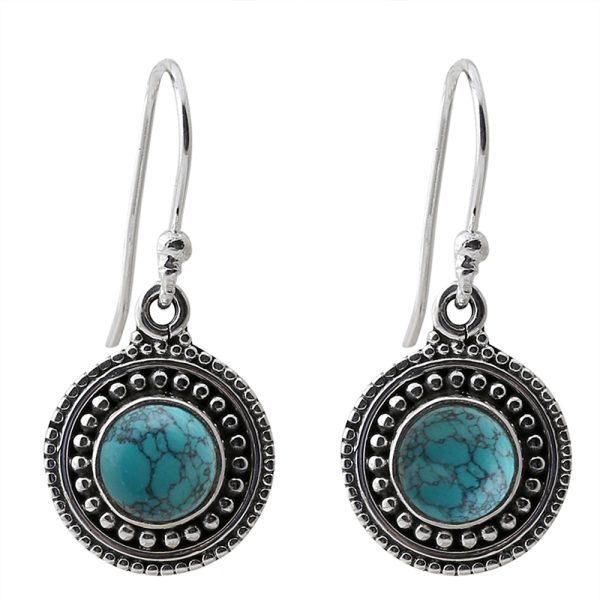 dotted Turquoise earring