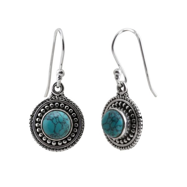 dotted Turquoise earring