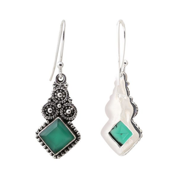 green forest earring