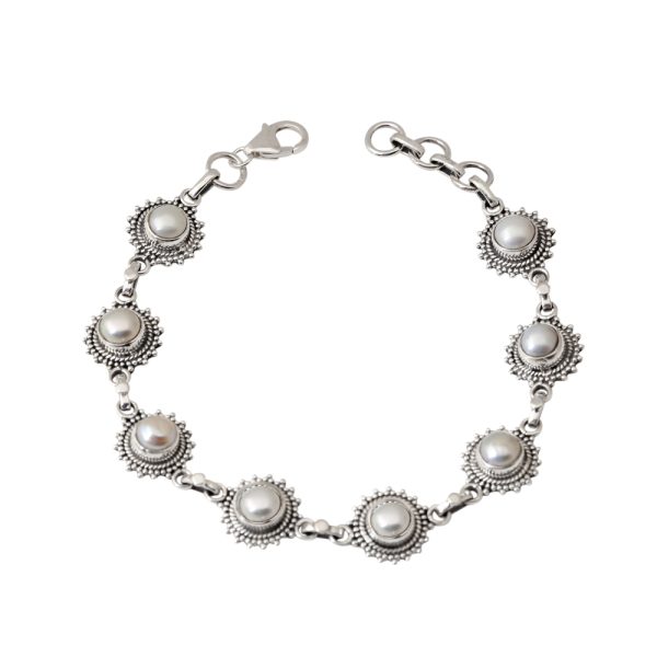 Pearl Bracelet For Women in 925 Sterling Silver