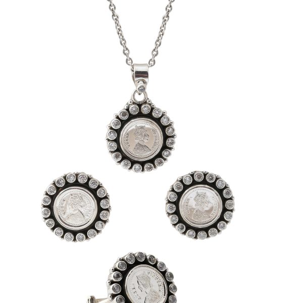 Queen Victorian Zirconia Jewelry Sets