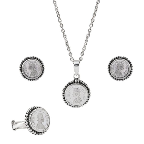 Queen Victorian Jewelry Sets in Sterling Silver