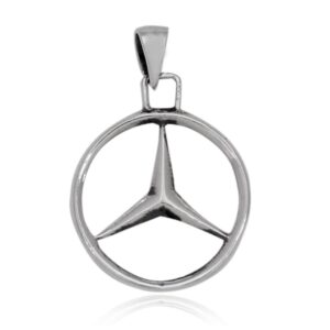 Stunning Mercedes-Benz Luxury Pendant in 925 Sterling Silver