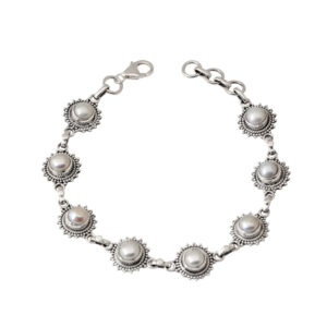 Pearl Bracelet For Women in 925 Sterling Silver