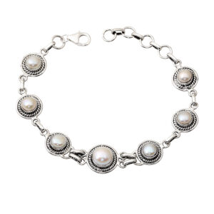 Freshwater Pearl Bracelet For Women in 925 Sterling Silver